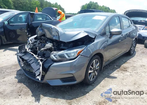 2021 Nissan Versa Sv Xtronic Cvt z USA, uszkodzony, nr VIN 3N1CN8EV4ML860108